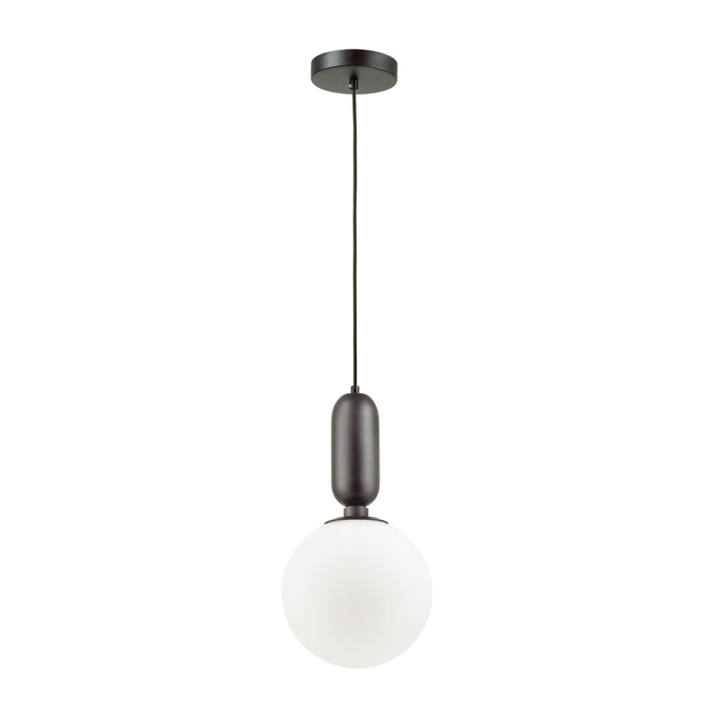 4668/1 PENDANT ODL20 393 черный/белый Подвес E27 1*40W (тип лампы СВЕЧА) 220V OKIA