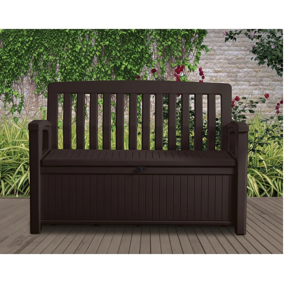 Скамья - сундук Keter Patio Bench brown