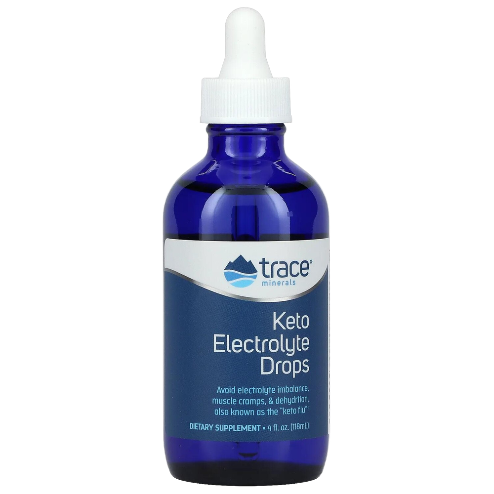 Trace Minerals Research Keto Electrolyte Drops 4 oz (118 ml) , Электролиты при Кето-диете