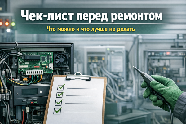 Чек-лист перед ремонтом Чек-лист перед ремонтом