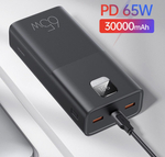 Внешний аккумулятор повербанк Power Bank 30000mAh 65W Black USAMS(usams-at)
