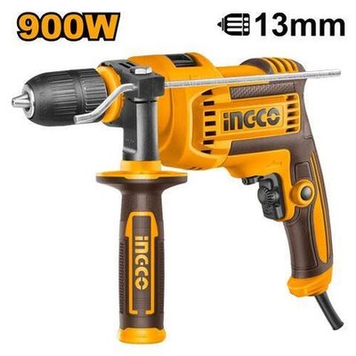 Электрическая дрель ударная 900Вт INGCO ID90082 INDUSTRIAL