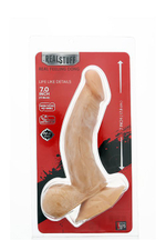 Телесный фаллоимитатор REALSTUFF REAL FEELING DONG 7INCH - 17,8 см. (Цвет: телесный)