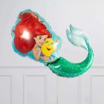 AN Шар фигура Русалочка Ариэль 25"/64 CM W X 32"/81CM H (БГ-39)