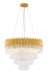 Люстра подвесная NewRgy 2264A/8 SP BRS, 8×40 Вт, латунная