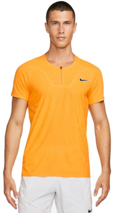 Мужское теннисное поло Nike Court Dri-Fit Slam Tennis Polo - sundial/black