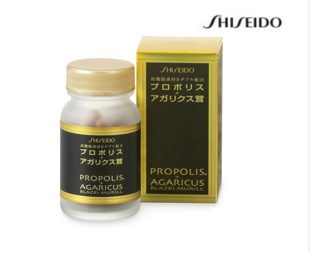 Shiseido Propolis+Agaricus Прополис и агарикус, 90 капсул