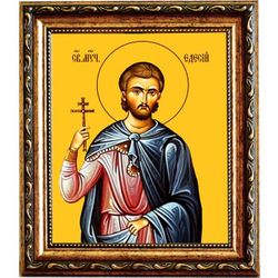 Едесий Патарский, Александрийский мученик. Икона на холсте.