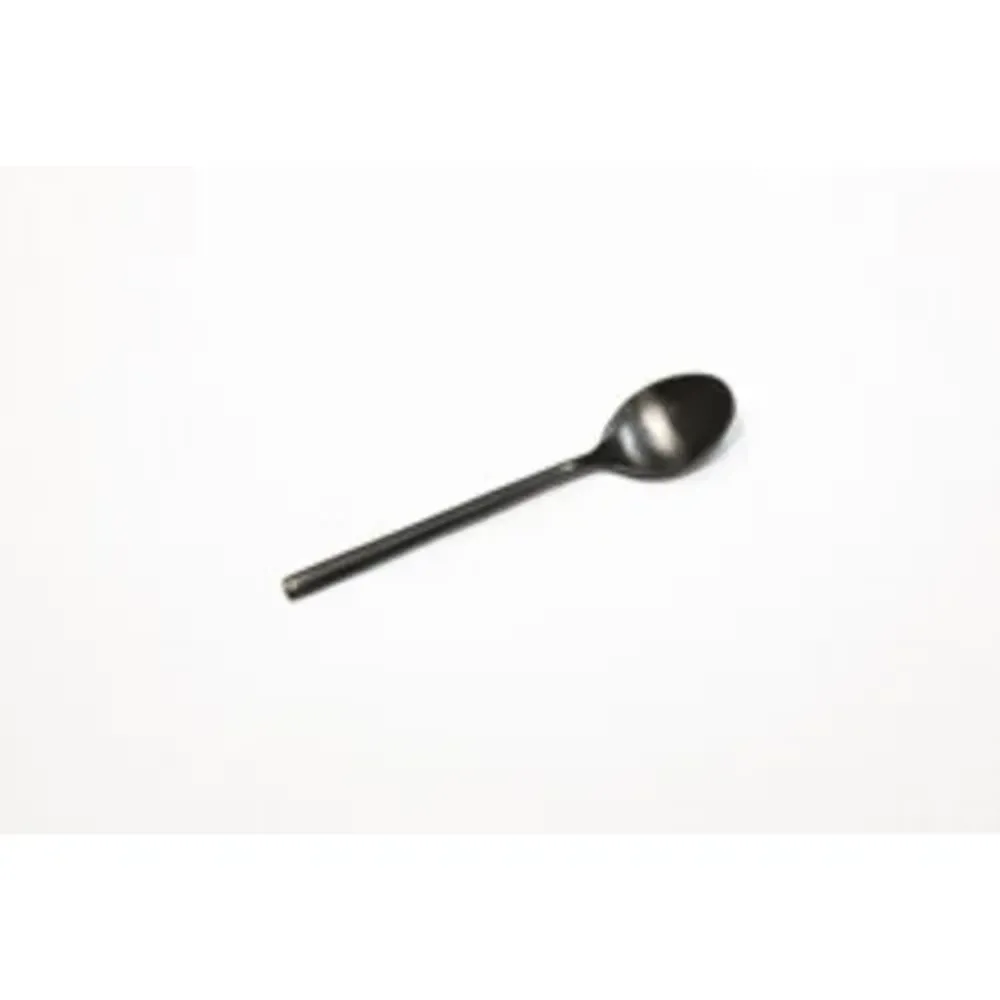 Ложка кофейная 11,5 см матовая черный цвет Black Sapporo PVD P.L. - Davinci [12]
