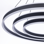 Citilux Дуэт CL719681 LED Люстра подвесная с пультом Чёрная