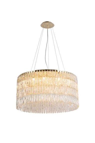 Люстра подвесная NewRgy 5060/21GD GOLD, 21×40 Вт, золотая