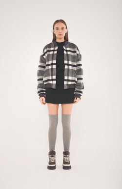 Бомбер двухсторонний AW020 Черный