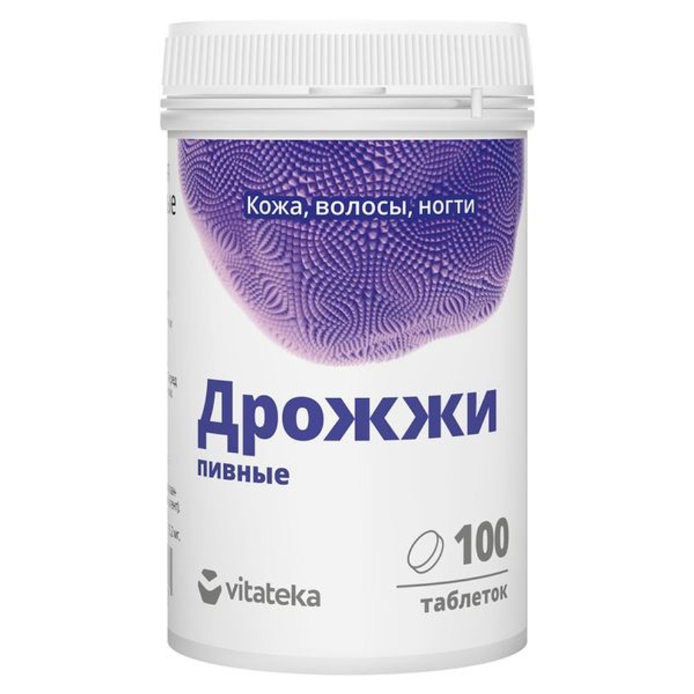Пивные дрожжи натуральные Эко-Мон Vitateka / Витатека, таблетки 0,45 г, 100 шт