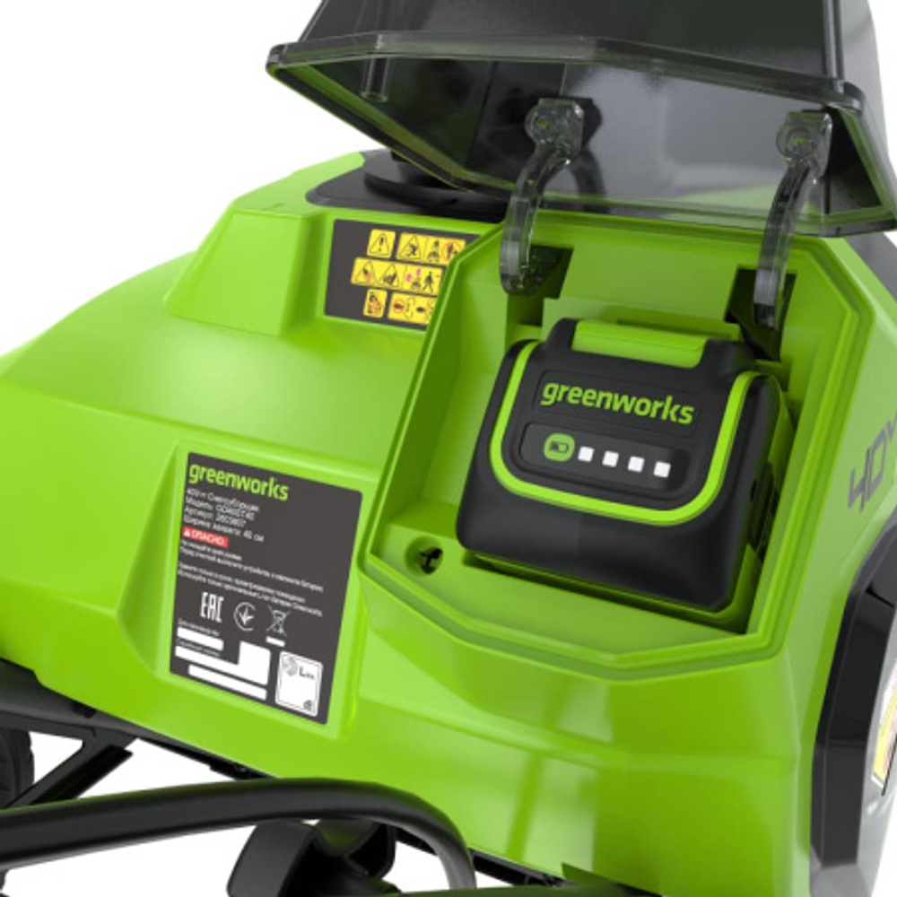 Аккумуляторный снегоуборщик Greenworks G40ST40 2603607UB