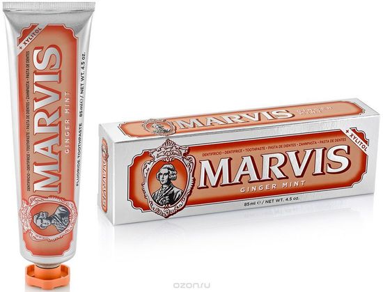 Зубная паста Marvis, Мята и Имбирь, 85 мл