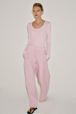 ХЛОПКОВАЯ ФУТБОЛКА С КРУГЛЫМ ВЫРЕЗОМ — ZARA