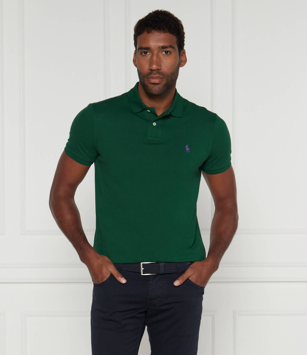 Поло POLO RALPH LAUREN - темно-зеленый(710782592)