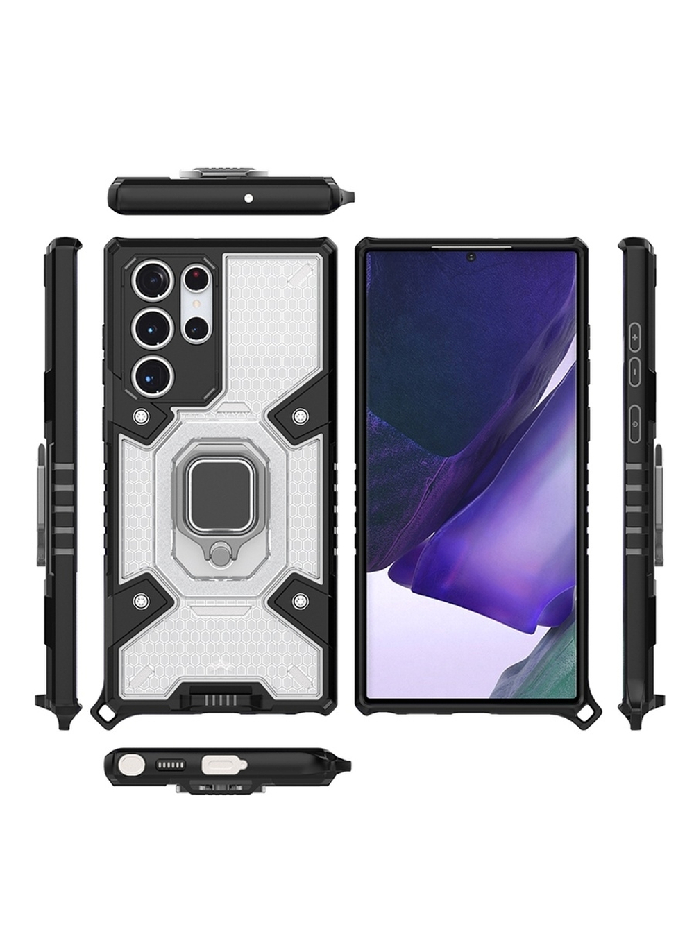 Противоударный чехол с Innovation Case c защитой камеры для Samsung Galaxy S22 Ultra