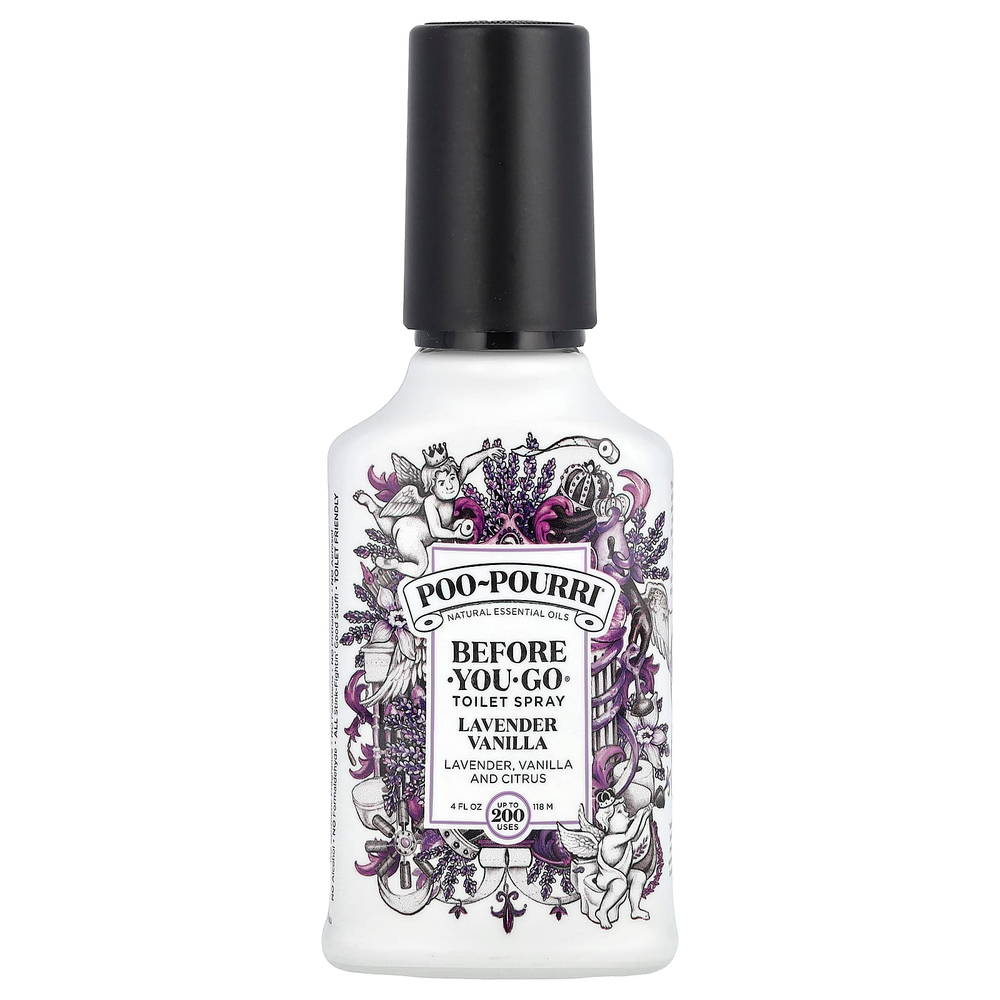 Poo-Pourri, спрей для туалета Before-You-Go®, лаванда и ваниль, 118 мл