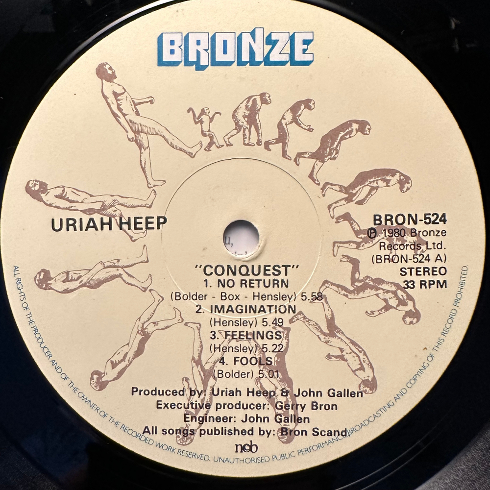 Uriah Heep - Conquest (Скандинавия 1980г.)