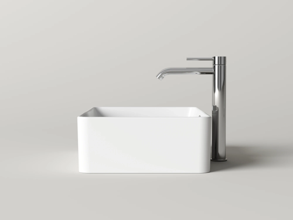 Раковина накладная Ceramicanova Алессия (Alessia) 550x340x140 с переливом, белый, CN6085
