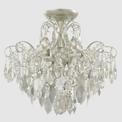 Потолочная люстра Crystal Lux ESMIRALDA PL4 SILVER