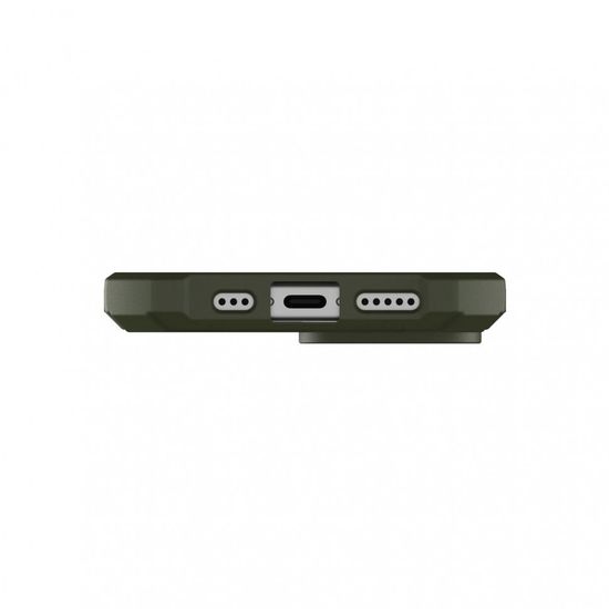 Чехол с поддержкой MAGSAFE UAG Essential Armor для iPhone 15 Plus 6.7", цвет оливковый (Olive Drab)