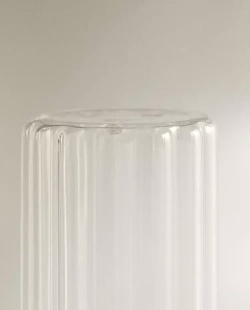 ZARA HOME СОЛОНКА ИЗ ТЕРМОСТОЙКОГО СТЕКЛА, ПРОЗРАЧНЫЙ