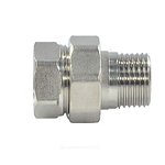 Соединитель латунь никель американка Ду 32 (1 1/4") прямой ВР/НР SantechSystems
