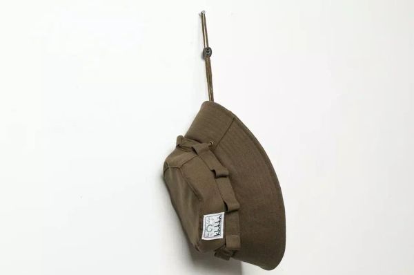 Панама Boonie Hat Ручной работы с петлями Темно-зеленая - фото 5
