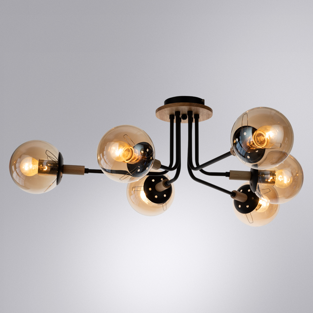 Люстра потолочная Arte Lamp Oxford A2716PL-6BK