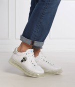 Кожаные кроссовки kushion jellikonic lo lace Karl Lagerfeld - белый(KL62633)