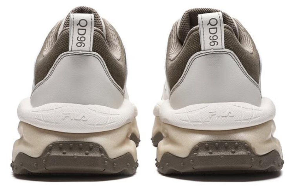 FILA FUSION QD96 Athletic Shoes "White Brown"
