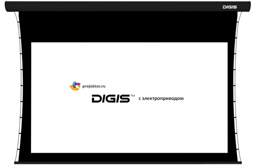 Экран настенный Digis DSTPX-16915 с электроприводом 330x187 см (16:9)