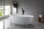 Ванна Солид Серфейс (Solid Surface) Vincea VBT-4S01MW, 1700*760*560, белый матовый, щелевой перелив,