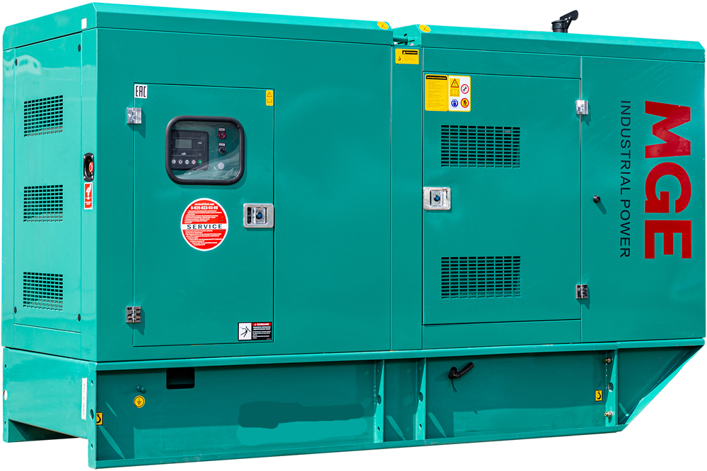 Дизельный генератор MGE P250CS в кожухе с АВР — Фото №2 
