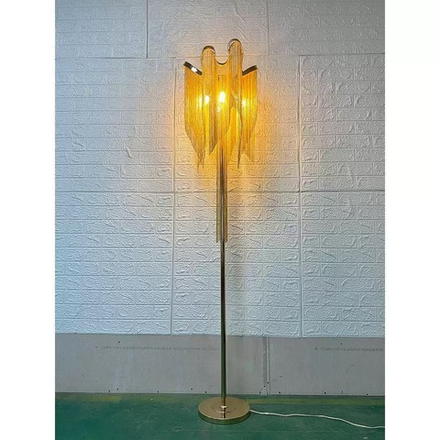 Floor design lamp Stream by Terzani (gold)