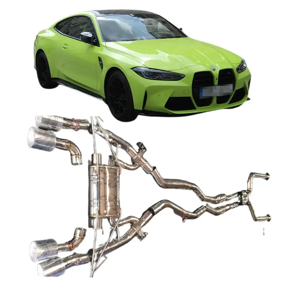 Спортивная выхлопная система с заслонками для BMW M3 G80 M4 G82 задний привод 2021+ 3.0 БМВ