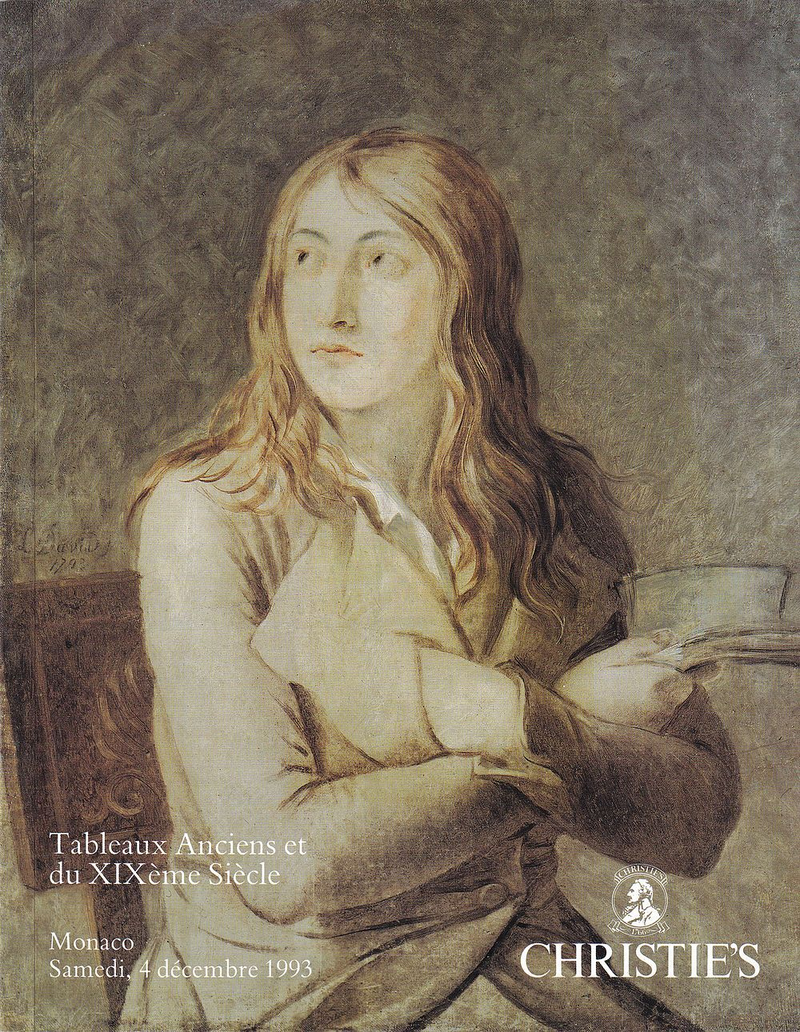 Каталог аукциона Christie's, Монако, Живопись старых мастеров и художников XIX века от 4 декабря 1993 года
