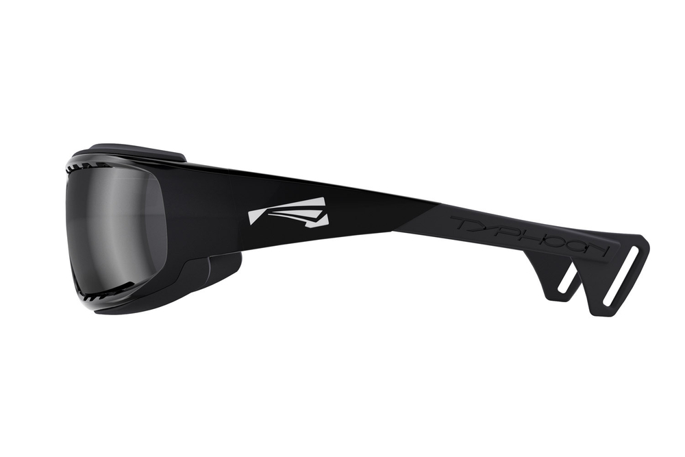 Спортивные очки LiP Typhoon / Gloss Black - Black / Zeiss / PA Polarized / Methane Smoke Lens