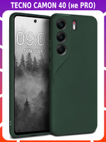 Мягкий Soft Touch чехол из силикона для TECNO CAMON 40 с бархатной подкладкой