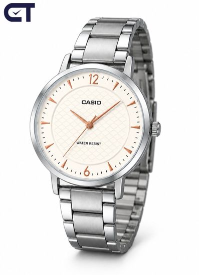 CASIO LTP-VT04D-7A CASIO Collection женские наручные часы — серебристо-серый дизайн, тонкий профиль и лёгкая элегантность
