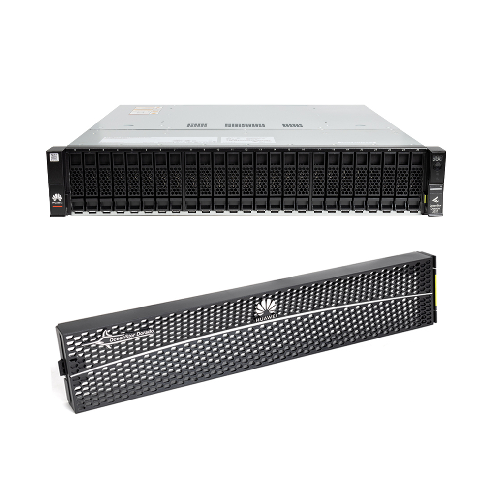 Система хранения данных (не укомплектована дисками) Huawei D2020-64G-SAS-AC 01 OceanStor Dorado 2020