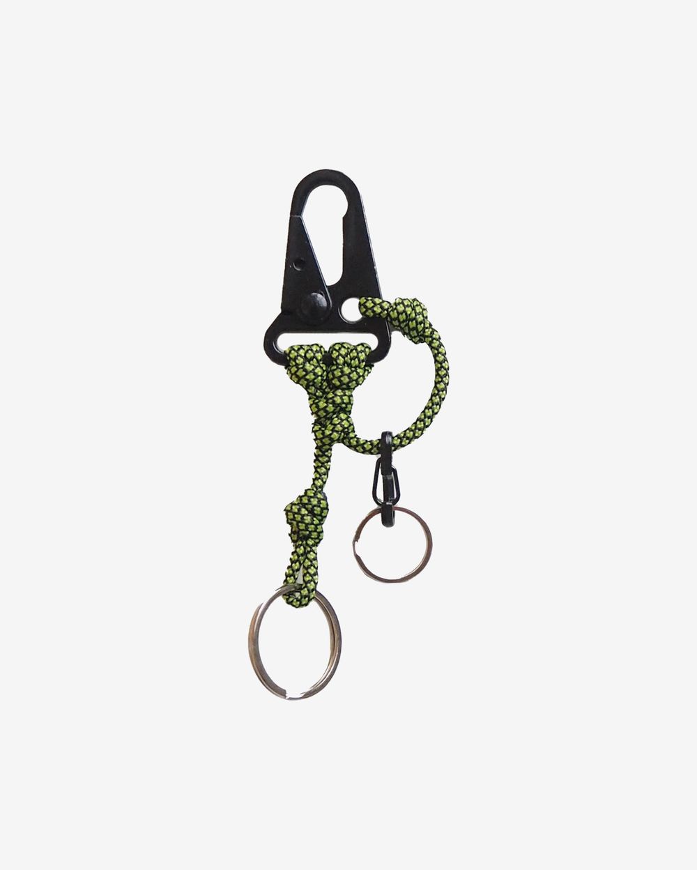 Брелок Черный Матовый (желтый snake шнурок)