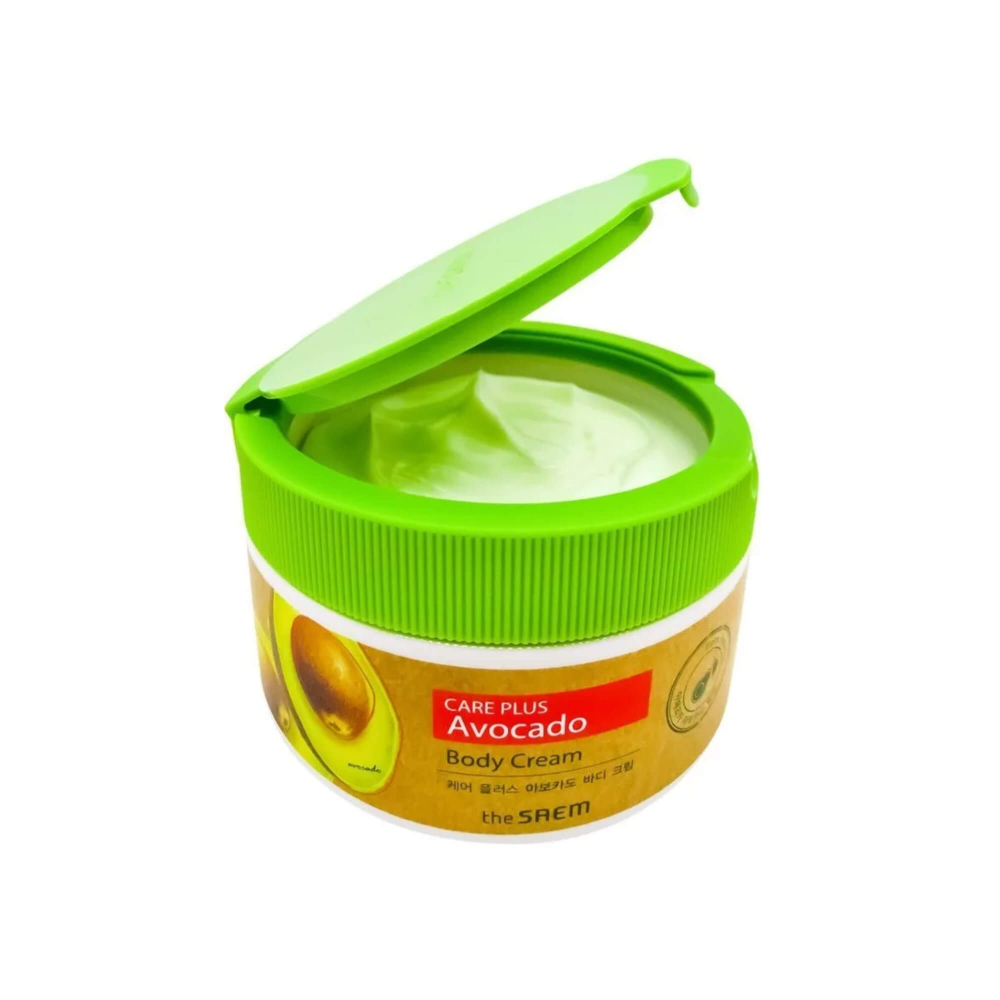 Питательный крем для тела с экстрактом авокадо The Saem Care Plus Avocado Body Cream, 300 мл