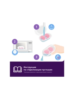 Пустышка Philips Avent ортодонтическая от 6 мес. 2 шт. SCF091/18