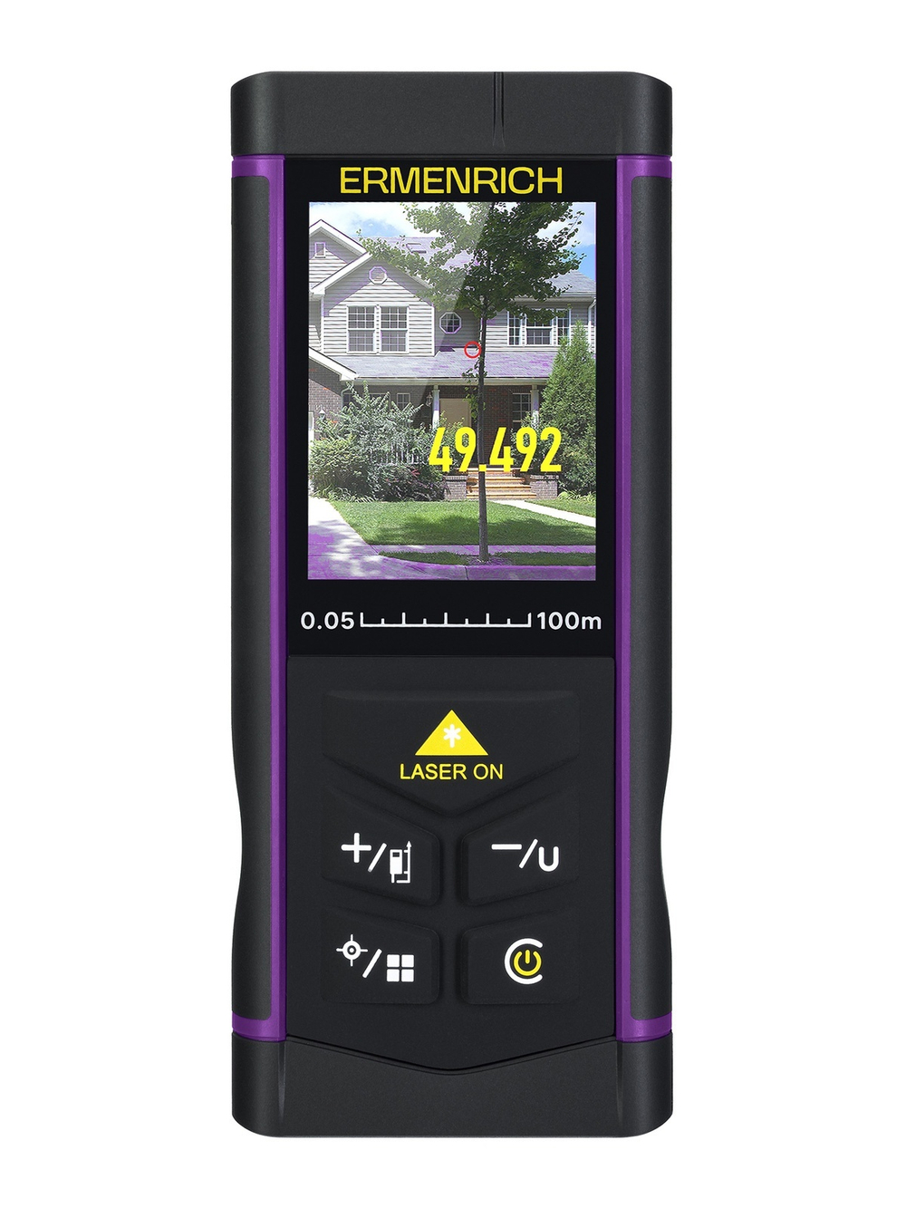 Лазерная рулетка Ermenrich PRO LR100, с камерой