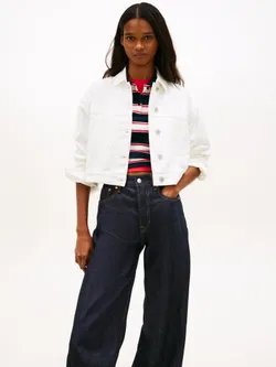 Куртка джинсовая женская TOMMY JEANS OVSZ CROP TRCKR JCKT