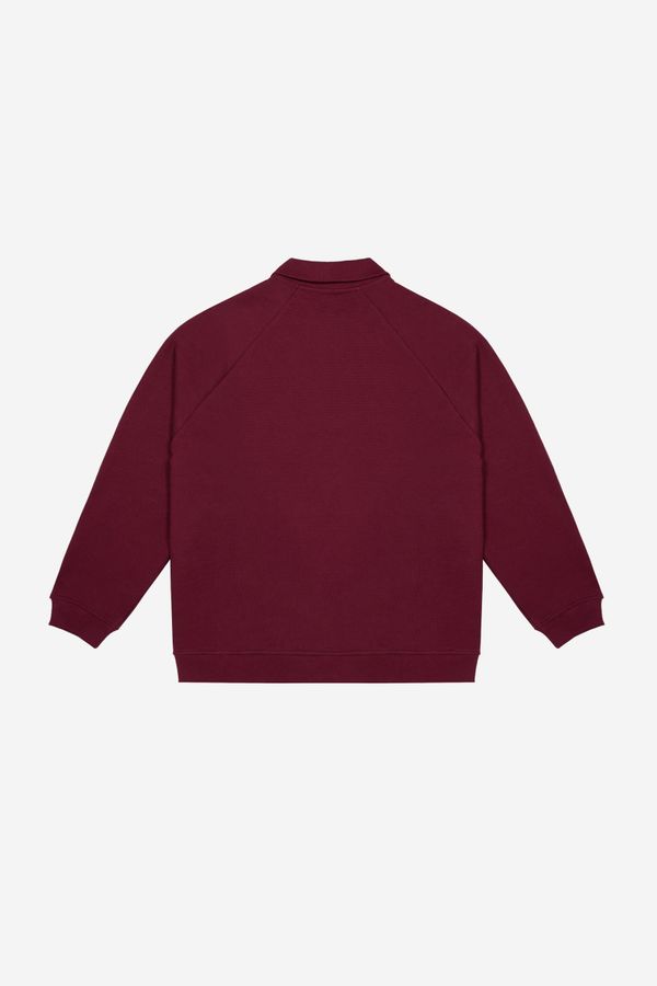 Толстовка Halfzip Sport Jacket Burgundy - фото 10