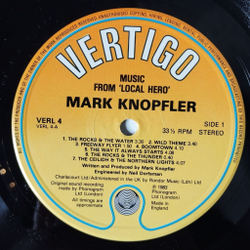 Винтажная виниловая пластинка LP Mark Knopfler Local Hero (UK 1983)